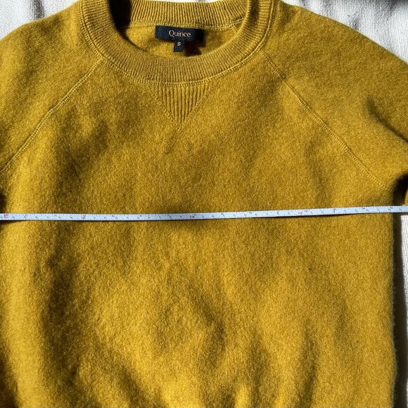 Quince Warm Gold Cashmere Sweater - Picture 8 of 8